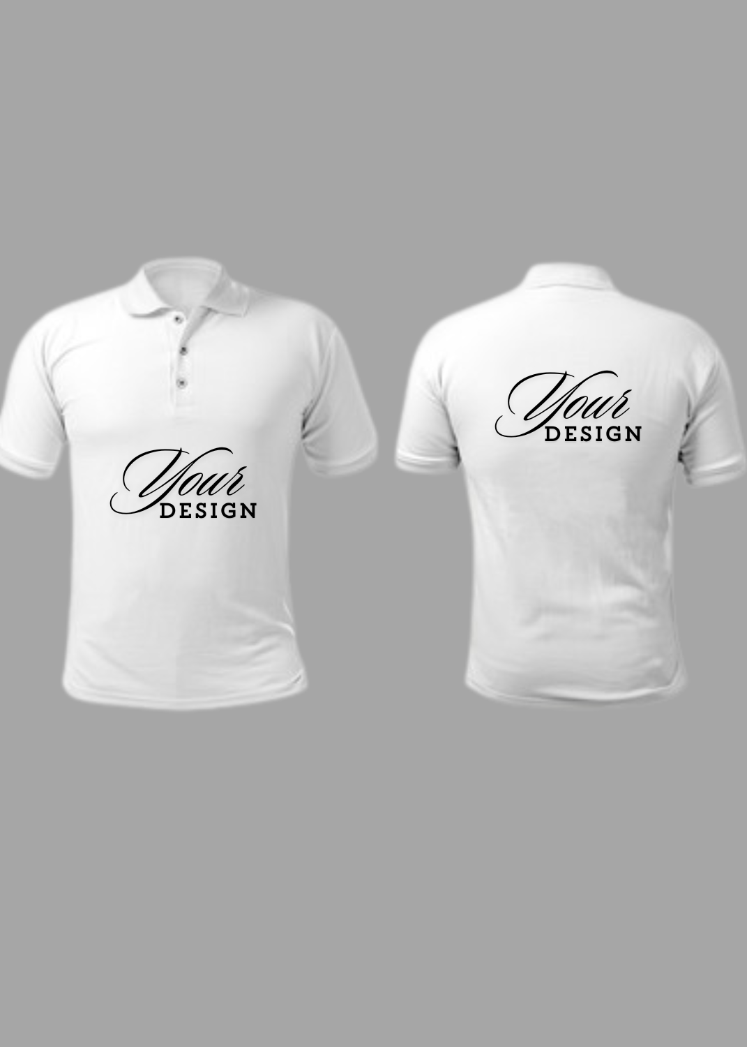 Custom Polyester Collar T-Shirt Printing